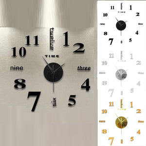 🔥 3D Wall Decal Decorative Clock™ (Up To 60% Discount) 🔥🔥