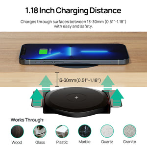 Wireless Charger 30mm Under Table