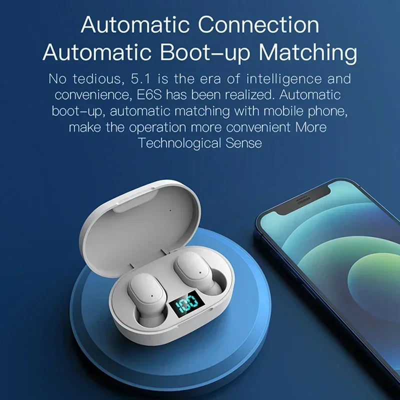 TWS Bluetooth Headset Noise Cancelling Earphone