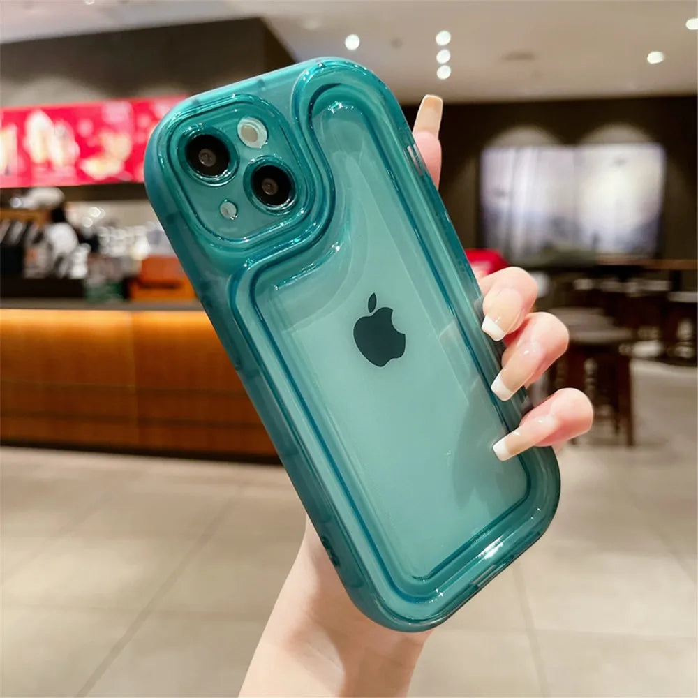 Candy Transparent Soft Case For iPhone