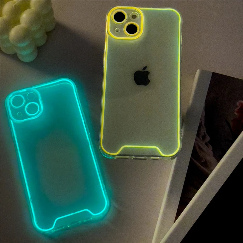 Night Light Luminous Silicone Soft Case for IPhone