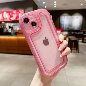 Candy Transparent Soft Case For iPhone