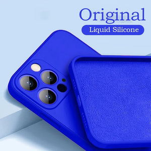 Silicone Solid Color Case For IPhone