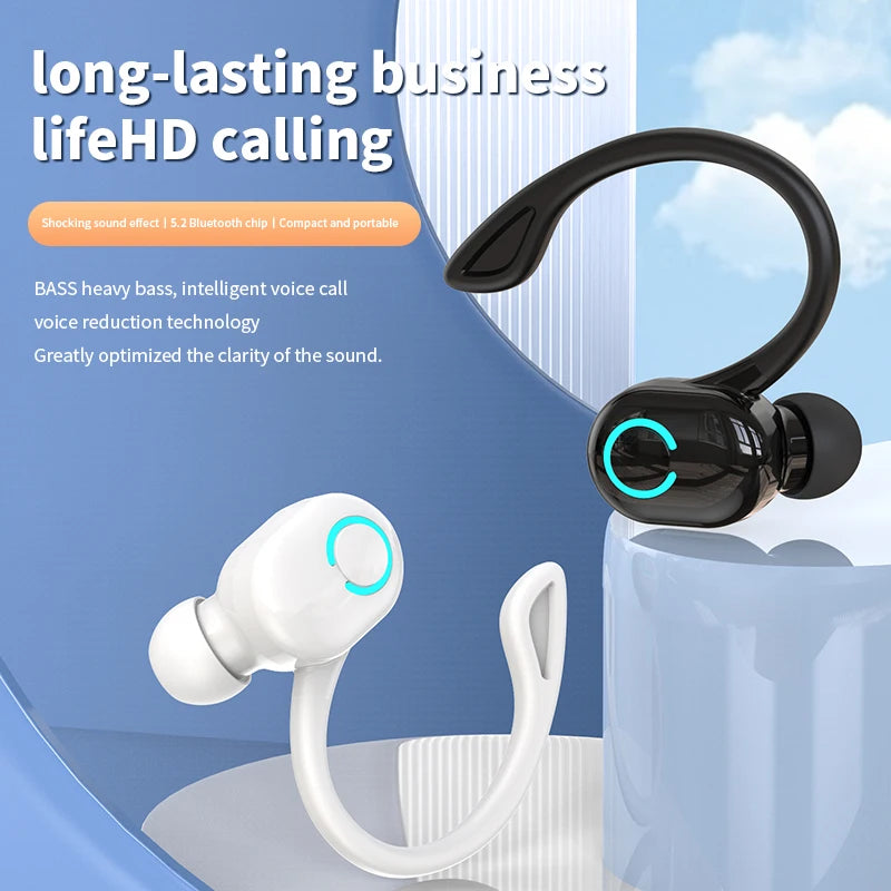 Ear-Hook Mini HIFI Bass Noise Cancelling Earphone