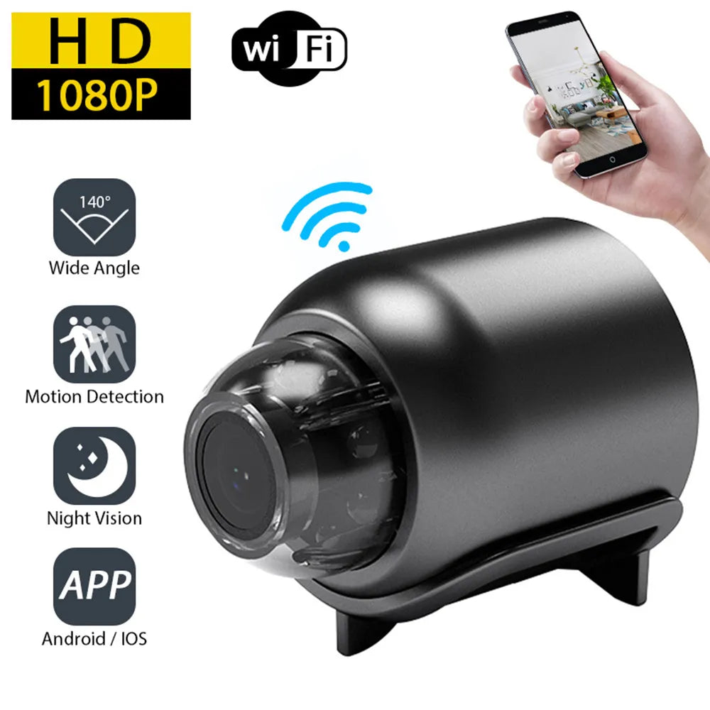 1080P HD Mini Camera Wifi Home Monitor Indoor Safety Security Surveillance Night Vision Camcorder IP Cam Audio Video Recorder